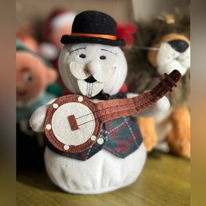 Vintage Christmas plush sam